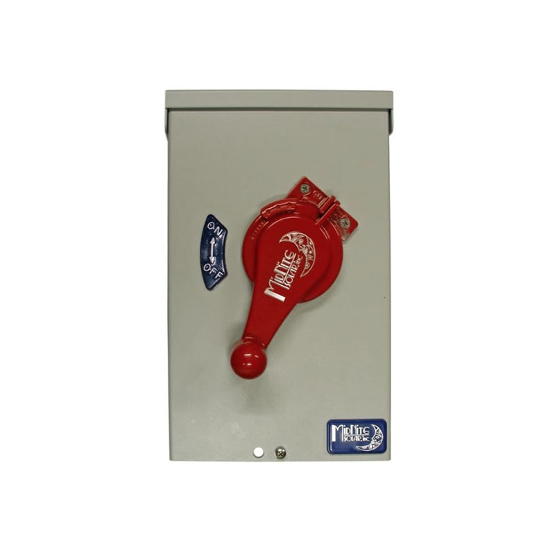 MidNite Solar MNPV6-Disco 6-Circuit Disconnecting PV Combiner Box with Red Handle