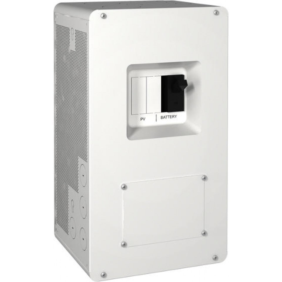 Schneider Electric Conext SW DC Distribution Panel 865-1016 with pre-installed 250A DC breaker and copper bus bars.