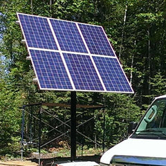 Top of Pole Mount for 4 or 6 Solar Panels